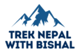 Logo of Trek Nepal with Bishal